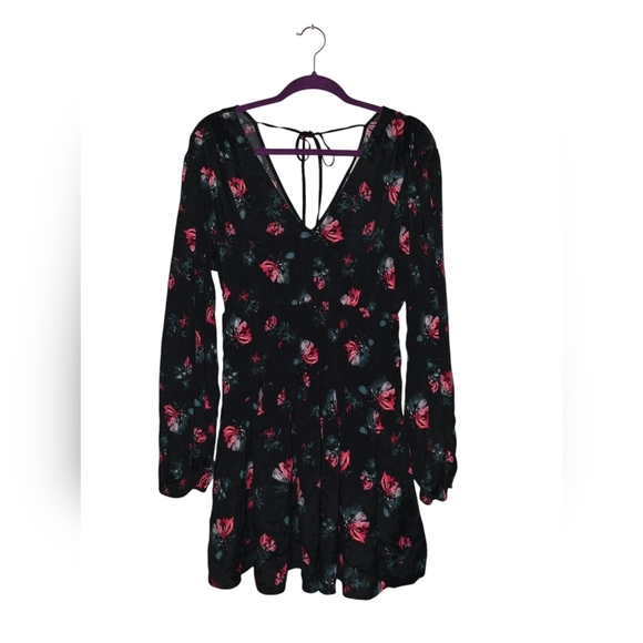 A New Day Floral Black Dress, Size Small, NWT!!! - Picture 2 of 4